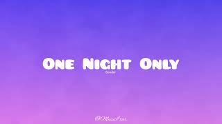 One night only  Sonder Music tar [upl. by Noevart485]