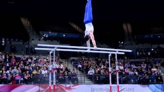 Ashley Watson  GOLD  Parallel Bars  2015 British Gymnastics Championships  Mens Masters [upl. by Zaller]