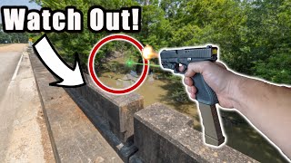 SHOTS FIRED Magnet Fishing Gone Wrong 5 Guns Safe And More [upl. by Ahsyat]