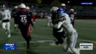 Horseheads football cruises past Binghamton in Friday night showdown [upl. by Erotavlas]