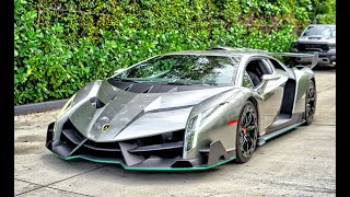 LAMBORGHINI VENENO  750 HP LAMBO KING  Driving  SOUND  Delivery to Lamborghini Miami [upl. by Ainirtac]