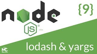 Nodejs Tutorial  9 lodash yargs [upl. by Romola]