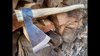 Shaving Sharp Axe With the Rinaldi Tomahawk [upl. by Tiras]