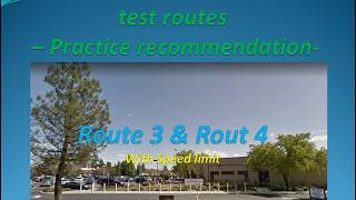 8 Routes for Pleasanton CA DMV Behind The Wheel driving test practice  route 3 amp 4 with speed limit [upl. by Carmela959]