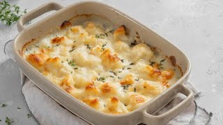 GRATIN de chouFLEUR bien CHAUD pour se Réchauffer LHIVER  simple RAPIDE 4 INGRÉDIENTS 🌨️☔ [upl. by Yednarb]