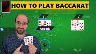 How To Play Baccarat  Learn In Only 8 Minutes  Casino Gambling Explained [upl. by Audrit625]