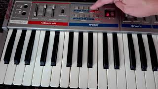 junost 21 russian analog keytar synthseizer [upl. by Belding768]