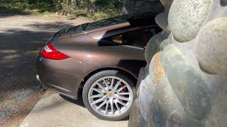 2009 Porsche 911 targa 4S in macadamia metallic and brown natural leather  Three Fifty Six [upl. by Shanly]