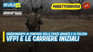 ObiettivoDivisa orientamento ai concorsi nelle Forze Armate e di Polizia VFP1 e carriere iniziali [upl. by Nnylarat]