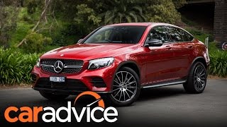 2017 MercedesBenz GLC Coupe Review  CarAdvice Drive [upl. by Ivonne]