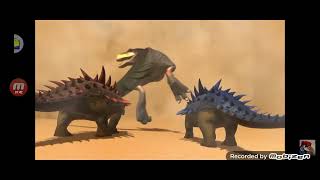 tarbosaurus vs polacanthus 3x talking version [upl. by Nisior973]