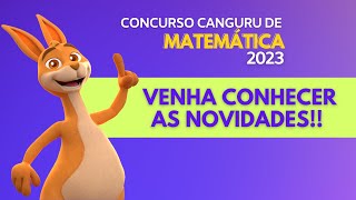 Canguru de Matemática 2023 Venha conhecer as novidades [upl. by Ardnasyl]