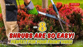 😲 These 8 Shrubs Are SO EASY 🌿 Perfect for Your Front Yard 🌸  Gardening Ideas [upl. by Attiuqal]