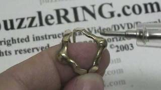 Puzzle Ring Solution for 4 Band REGULAR Puzzle Rings 4B141 [upl. by Faso]