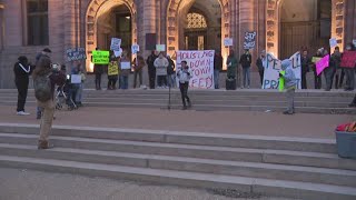 City of St Louis plans to shut down Lacledes Landing homeless encampment Friday [upl. by Ranip]