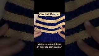 Crochet beanie crochet beanie howtocrochet shorts shortscrochet [upl. by Steffi]