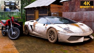 Rebuilding Lamborghini Gallardo – Spyder  Forza Horizon 5  Steering Wheel Gameplay [upl. by Sankaran]