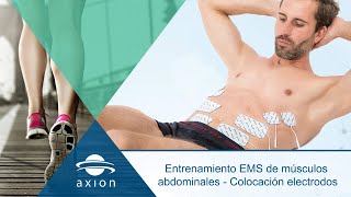 Colocación electrodos para entrenamiento EMS en abdomen  abdominales  Electroestimulación EMS [upl. by Mauve573]