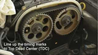 Astra Turbo z20let Timing Belt Install  Part 1 of 2 [upl. by Kristien]