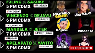 DEJAVU VS VINCENZO  APELAPATO VS YAYITO  SASUKE VS FELING  REACCIONANDO AL TORNEO🔥 [upl. by Airam]