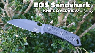 EOS Sandshark Fixed Blade Knife  5Minute Review  Atlantic Knife [upl. by Romie]