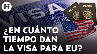 Visa americana  Si quieres viajar a EU consulados podrían darte cita para 2025 [upl. by Buffo]