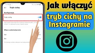 Jak włączyć tryb cichy na Instagramie aktualizacja 2023  jak włączyć tryb cichy na Instagramie [upl. by Gwenore]