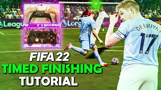 FIFA 22 Timed Finishing Tutorial  How to TIME SHOTS in FIFA 22  FIFA22 Finishing Tutorial [upl. by Ritchie]