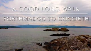 4K Walk Porthmadog to Criccieth POV [upl. by Nauqes]