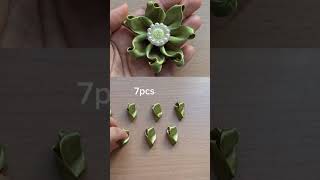 DIY Flower Making Easy Kanzashi and Satin Ribbon Flowers [upl. by Aineles219]