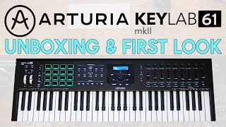 Arturia Keylab mkII Unboxing amp First Look [upl. by Ahselyt]