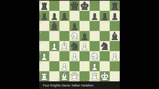 Four Knights Game  Italian variation magnusvshikaru hikaru chesscom chessgrandmaster magnuson [upl. by Aihtnyc]