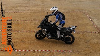 GS Garage Switchback  Motorcycle Agility Course To Practice Tight Cornering [upl. by Bergren]