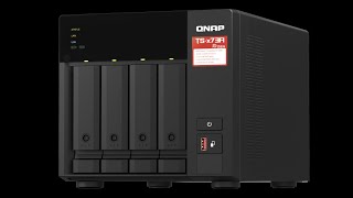 QNAP TS473A8G 4 Bay HighSpeed Desktop NAS with AMD Ryzen 4core CPU 8GB DDR4 Memory and 25GbE [upl. by Daile]