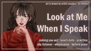 Look at Me When I Speak Shy Listener Lunch Date Lets Practice F4A ASMR Roleplay [upl. by Onivag]