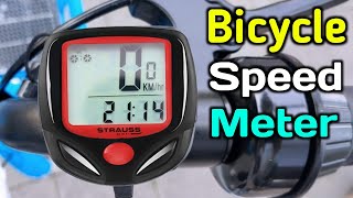 Bicycle Computer Odometer Speedometer Test  How to Install cycle Speedometer  Electronics verma [upl. by Nive294]