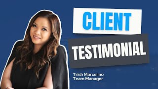 Client Testimonial of Trish Marcelino about Virtudesk and Her Virtual Assistant [upl. by Shae]