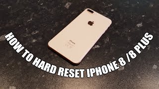 How to HARD RESET iPhone 88plus [upl. by Neau]