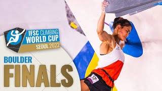 Boulder finals  Seoul 2022 [upl. by Humpage98]