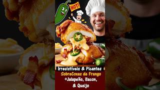 🔥Uma Explosão de Sabor Irresistíveis SobreCoxas de Frango com Maionese Bacon e Jalapeño 🌶️ [upl. by Hitchcock307]