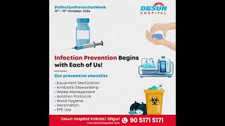 Infection Prevention Week  Infection Prevention Awareness  Desun Hospital [upl. by Anevad]