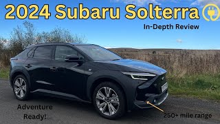 2024 Subaru Solterra Indepth Review an EV ready for adventure [upl. by Arrad]