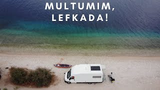 Multumim Lefkada Vanlife Grecia Gasim in sfarsit plaja perfecta [upl. by Nnaaihtnyc]