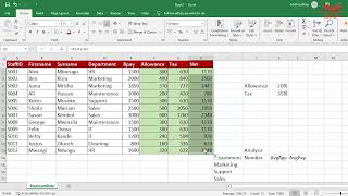 BDA  Spreadsheets [upl. by O'Hara]