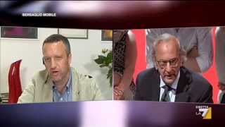 Lite Flavio Tosi vs Alberto Statera a Bersaglio Mobile quotMiserabilequot [upl. by Ramey22]