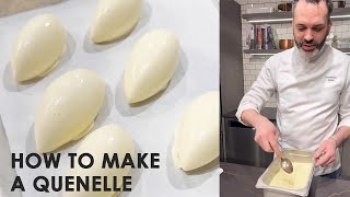 How to make a quenelle with Chef Dominique Ansel [upl. by Mairem]