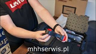 THINKCAR THINKTOOL EURO MASTER X UNBOXING PROGRAMOWANIE KODOWANIE ONLINE SGW  mhhserwispl [upl. by Rebme822]