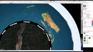 The AstroPlate Luminaries and Ecliptic in the Flat Earth Model [upl. by Chapland947]