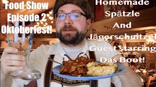 Food show Starring Chef Allen  Episode 2 Oktoberfest Jägerschnitzel and Käsespätzle from scratch [upl. by Burch24]