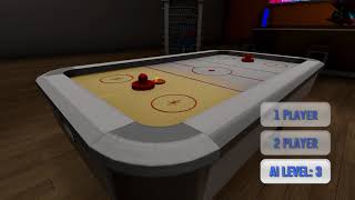 Lets Play Air Hockey On The PS4 PRO  PSN Game [upl. by Earazed]